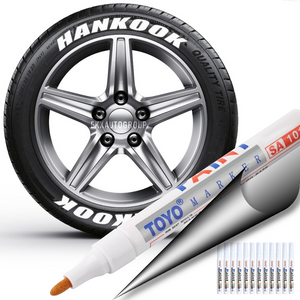 12 White Tire Pen Markers - Toyo Paint Pen for Car Tires - Permanent W –  EKX Auto Group